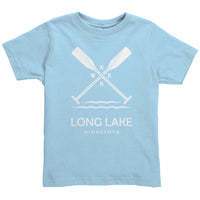 Toddler Long Lake Paddles Tee, WHT