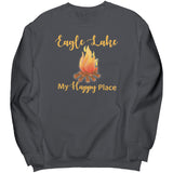 UNISEX Eagle Lake Campfire My Happy Place Crewneck Sweatshirt