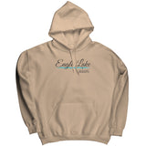 UNISEX Eagle Lake Script Hoodie, Black Ink