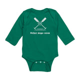Union Lake Baby LS Onesie, White Art