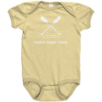 Union Lake Baby SS Onesie, White Art