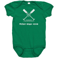 Union Lake Baby SS Onesie, White Art
