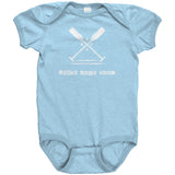 Union Lake Baby SS Onesie, White Art