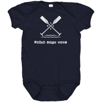 Union Lake Baby SS Onesie, White Art