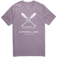 Clitherall Lake Unisex Tee, Paddles, WHT Art2