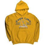 Unisex Eagle Lake Hoodie, Anchor, Blue Art