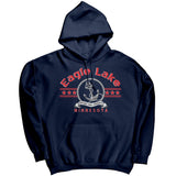 Unisex Eagle Lake Hoodie, Anchor, Red Art