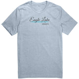 Unisex Heather Tee, Eagle Lake Script 1, More Colors