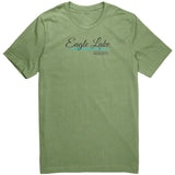 Unisex Heather Tee, Eagle Lake Script 1, More Colors