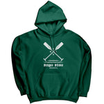 Unisex Hoodie, Minnesota Lake Life Paddles, White Art2