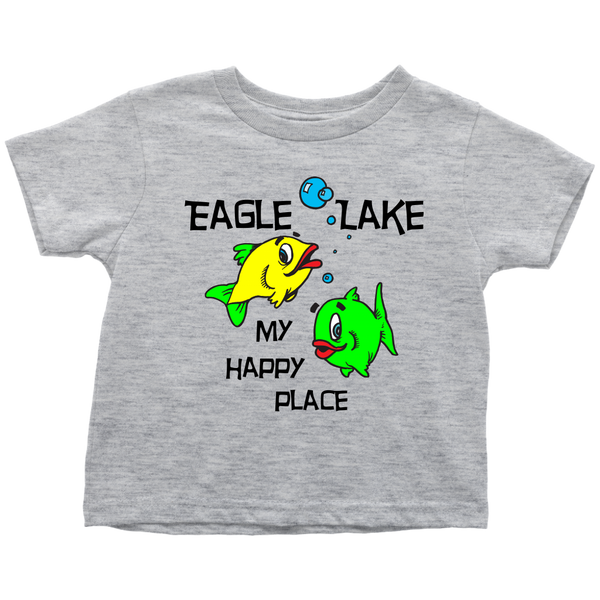 TODDLER "My Happy Place" T-Shirt, More Colors