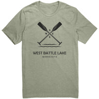 West Battle Lake Paddles Unisex Tee BLK
