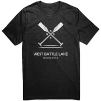 West Battle Lake Paddles Unisex Tee WHT1