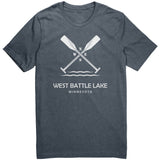 West Battle Lake Paddles Unisex Tee WHT1