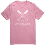 West Battle Lake Paddles Unisex Tee WHT2