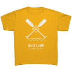 Youth Bass Lake Paddles Tee, WHT Art
