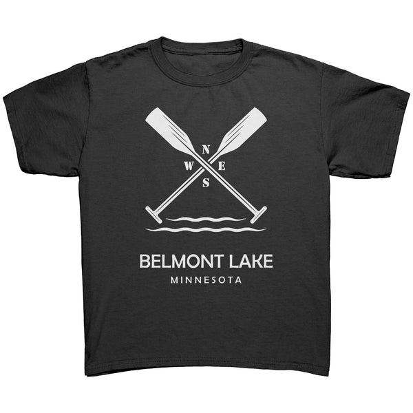 Youth Belmont Lake Paddles Tee, WHT Art
