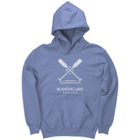 Youth Blanche Lake Paddles Hoodie, WHT