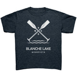 Youth Blanche Lake Paddles Tee, WHT