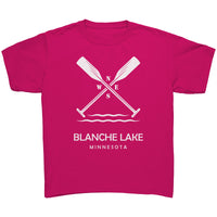 Youth Blanche Lake Paddles Tee, WHT