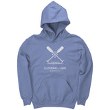 Youth Clitherall Lake Paddles Hoodie, WHT Art