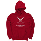 Youth Clitherall Lake Paddles Hoodie, WHT Art