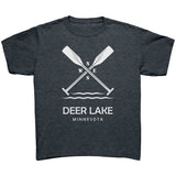 Youth Deer Lake Paddles Tee, WHT