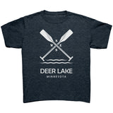 Youth Deer Lake Paddles Tee, WHT