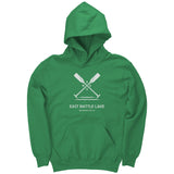Youth East Battle Lake Paddles Hoodie, WHT