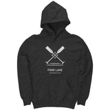 Youth Fiske Lake Paddles Hoodie, WHT Art