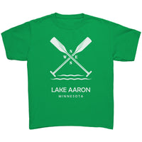 Youth Lake Aaron Paddles Tee, WHT