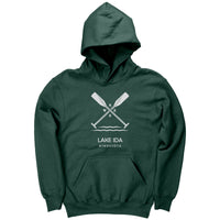 Youth Lake Ida Paddles Hoodie, WHT Art