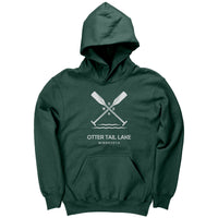 Youth Otter Tail Lake Paddles Hoodie, WHT