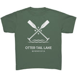 Youth Otter Tail Lake Paddles Tee, WHT