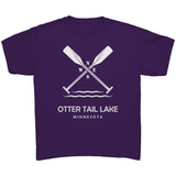 Youth Otter Tail Lake Paddles Tee, WHT