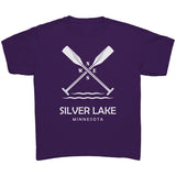 Youth Silver Lake Paddles Tee, WHT