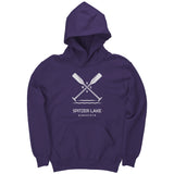 Youth Spitzer Lake Paddles Hoodie, WHT Art