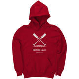 Youth Spitzer Lake Paddles Hoodie, WHT Art
