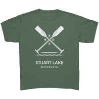Youth Stuart Lake Paddles Tee, WHT Art