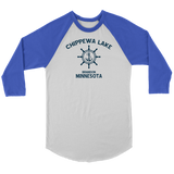 UNISEX Raglan Shirt, Chippewa Lake, Nautical