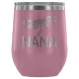 12-Ounce Stemless Wine Tumbler, NANA, Dragonfly