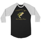UNISEX Raglan Shirt, Chippewa Lake, Bass
