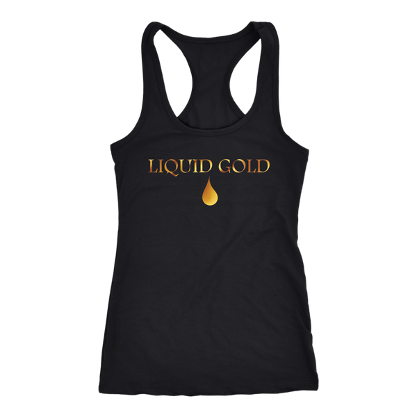 Ladies Racer-Back Tank, Liquid Gold, Gel