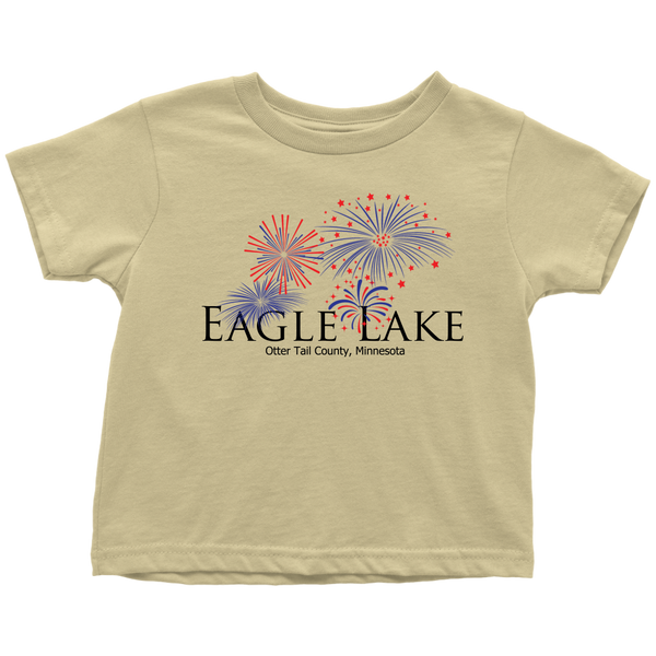 TODDLER T-Shirt, Fireworks, Eagle Lake