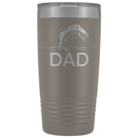 20-Ounce Stainless Tumbler, DAD, Bass