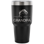 30-Ounce Vacuum Tumbler, GRANDPA, Bass