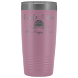20-Ounce Stainless Tumbler, Eagle Lake, Birds, Happy Place
