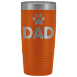20-Ounce Stainless Tumbler, DAD, Pawprint