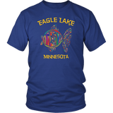 UNISEX Colorful Fish Eagle Lake T-Shirt, More Colors