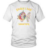 UNISEX Colorful Fish Eagle Lake T-Shirt, More Colors